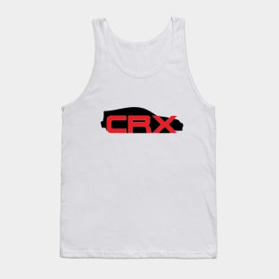 CRX Profile Red Black Tank Top